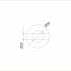 Hylsor Flänsfäste 50, 60 & 70mm