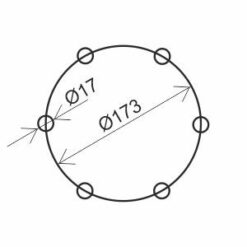 Hylsor Flänsfäste runda 50, 60 & 70mm
