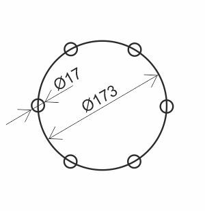 Hylsor Flänsfäste runda 50, 60 & 70mm